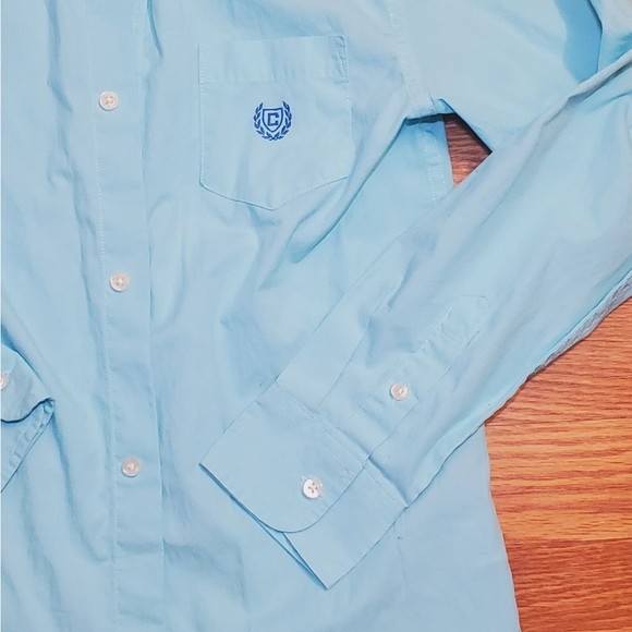 ❤ 4 for $25 ❤ #R Chaps Girls Button Up Blouse 10 12 - Picture 3 of 8